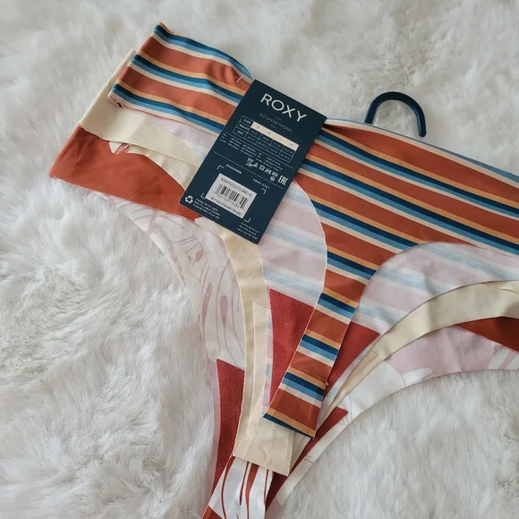 ROXY BRAND NEW 3-PACK NO SHOW THONG SIZE XL - Picture 5 of 7